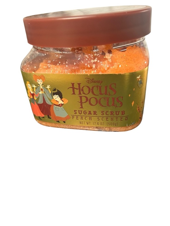 Disney Other - Disney Hocus Pocus Peach Scented Sugar Scrub - Orange Jar